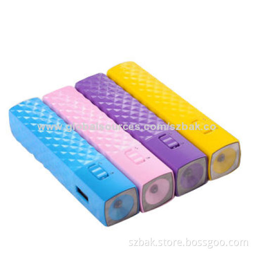 Power Banks with LED Light, 2,200mAh Capacity, High-quality Battery Inside and Good Price